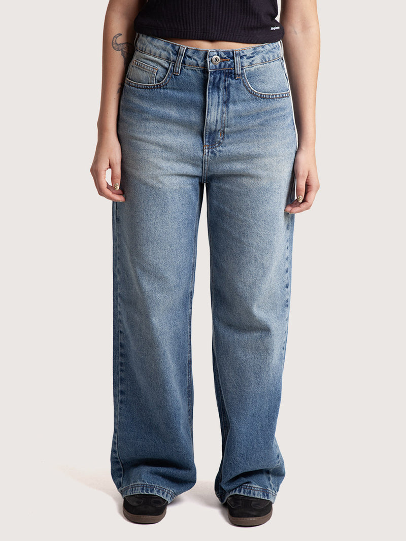 Calça Jeans Hang Loose Azul Claro Dirty