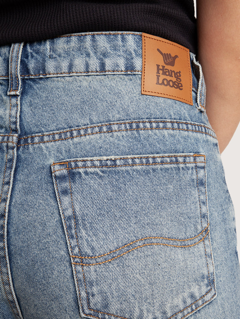 Calça Jeans Hang Loose Azul Claro Dirty