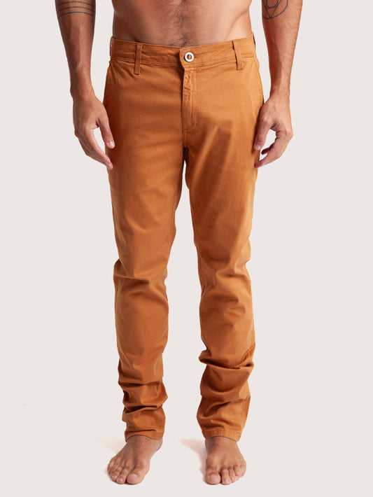 Calça Chino Ocre Hang Loose Chino