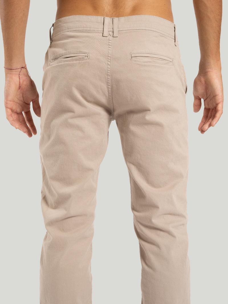 Calça Chino Masculina Hang Loose Bege