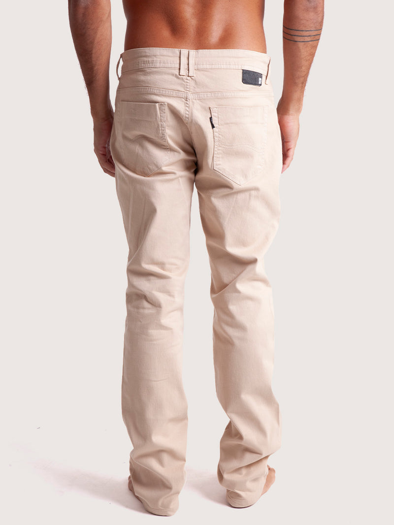 Calça Sarja Kaki Hang Loose