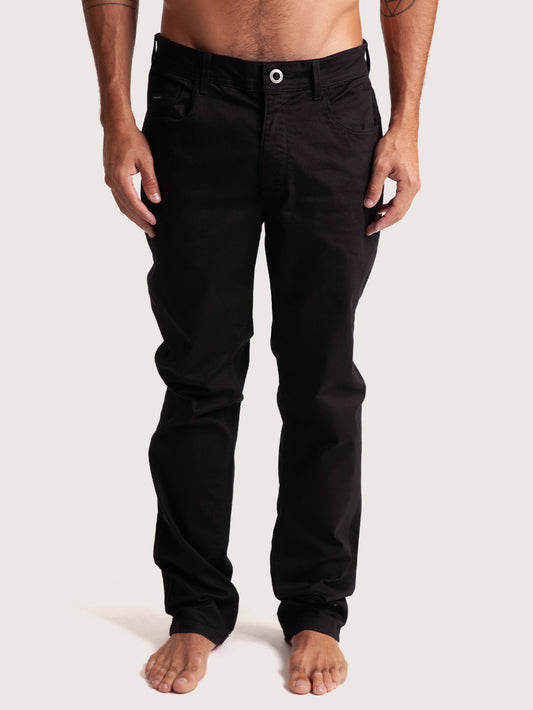 Calça Sarja Preta Hang Loose