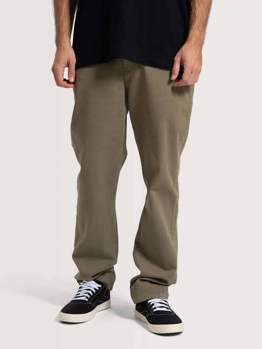 Calça Especial 5 Pockets Hang Loose Verde Oliva