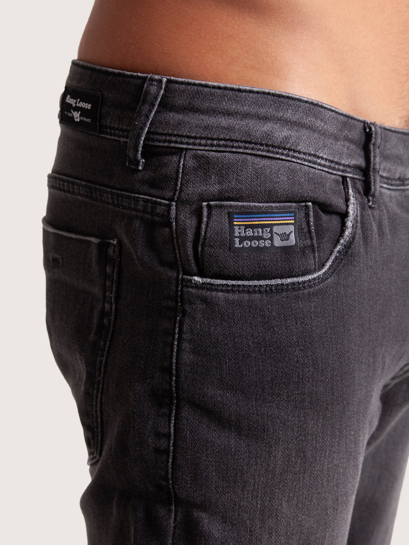 Calça Jeans Cinza Hang Loose