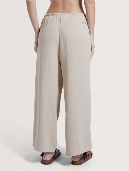 Calça Pantalona Areia Hang Loose Vibes