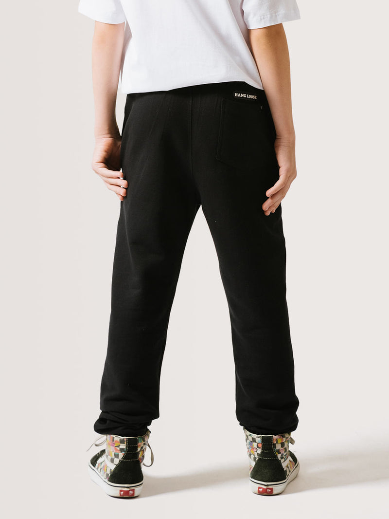 Calça Moletom Hang Loose Snow Juvenil Preto