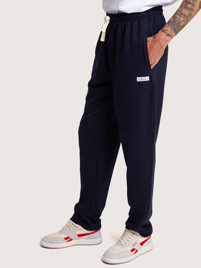 Calça Moletom Azul Marinho Hang Loose Pocket