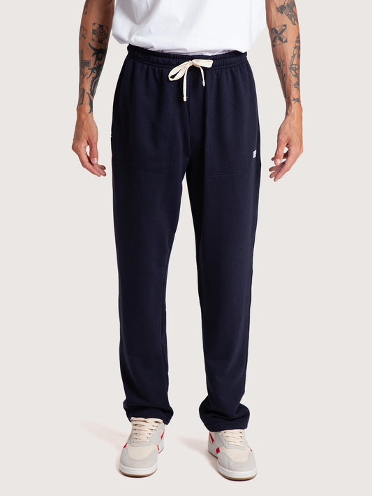 Calça Moletom Azul Marinho Hang Loose Pocket