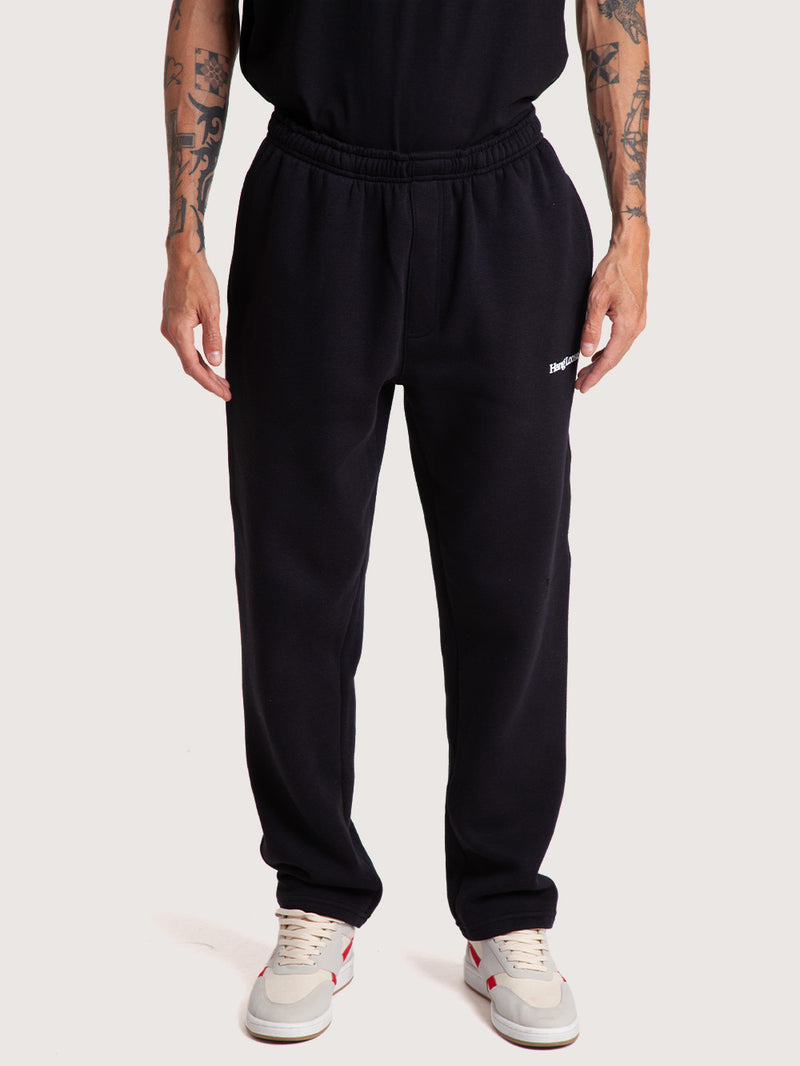 Calça Moletom Preta Hang Loose Comfy
