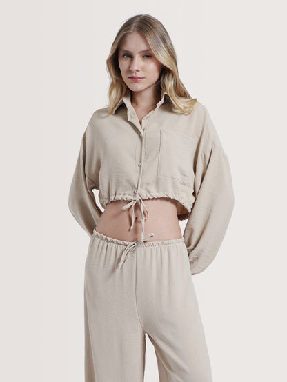 Camisa Manga Longa Areia Hang Loose Coconuts