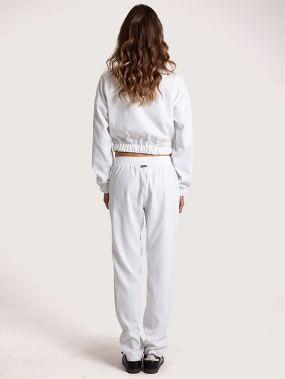 Calça Feminina Off White Reta Hang Loose Velvet