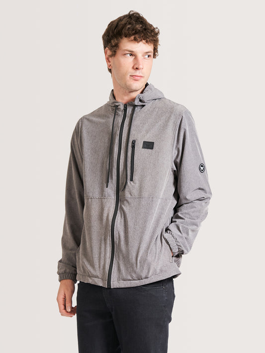 Jaqueta Hang Loose Zip Cinza