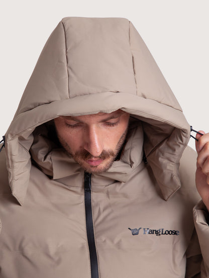 Jaqueta Pesada Importada Khaki Hang Loose Light