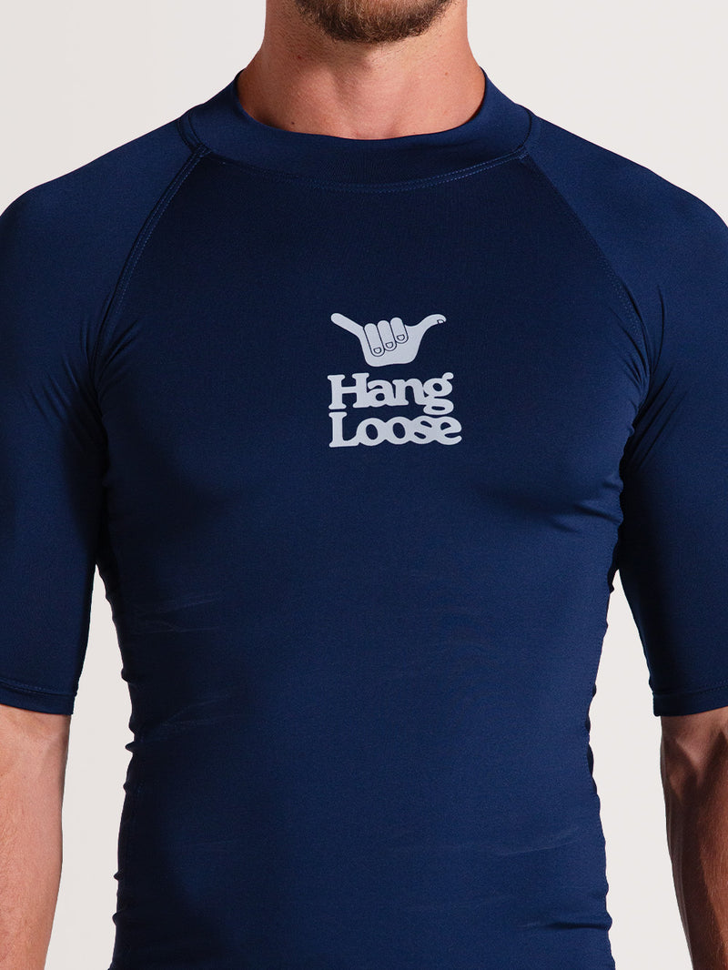 Camiseta Surf Basic Short Hang Loose Marinho