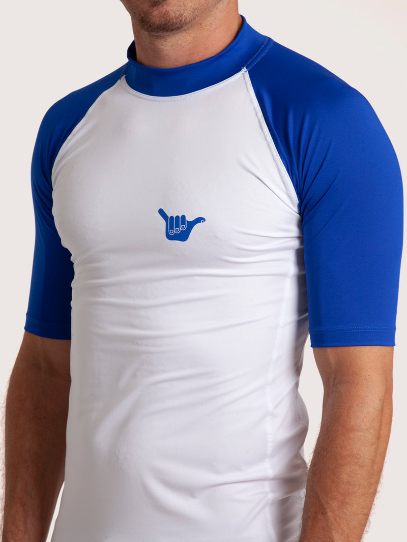 Camiseta Surf Branca Manga Curta Hang Loose Pro II