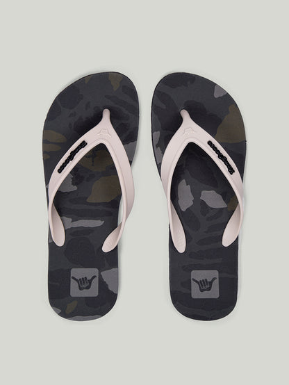 Chinelo Camuflado Preto Hang Loose Camo
