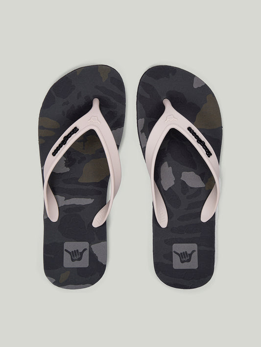 Chinelo Camuflado Preto Hang Loose Camo