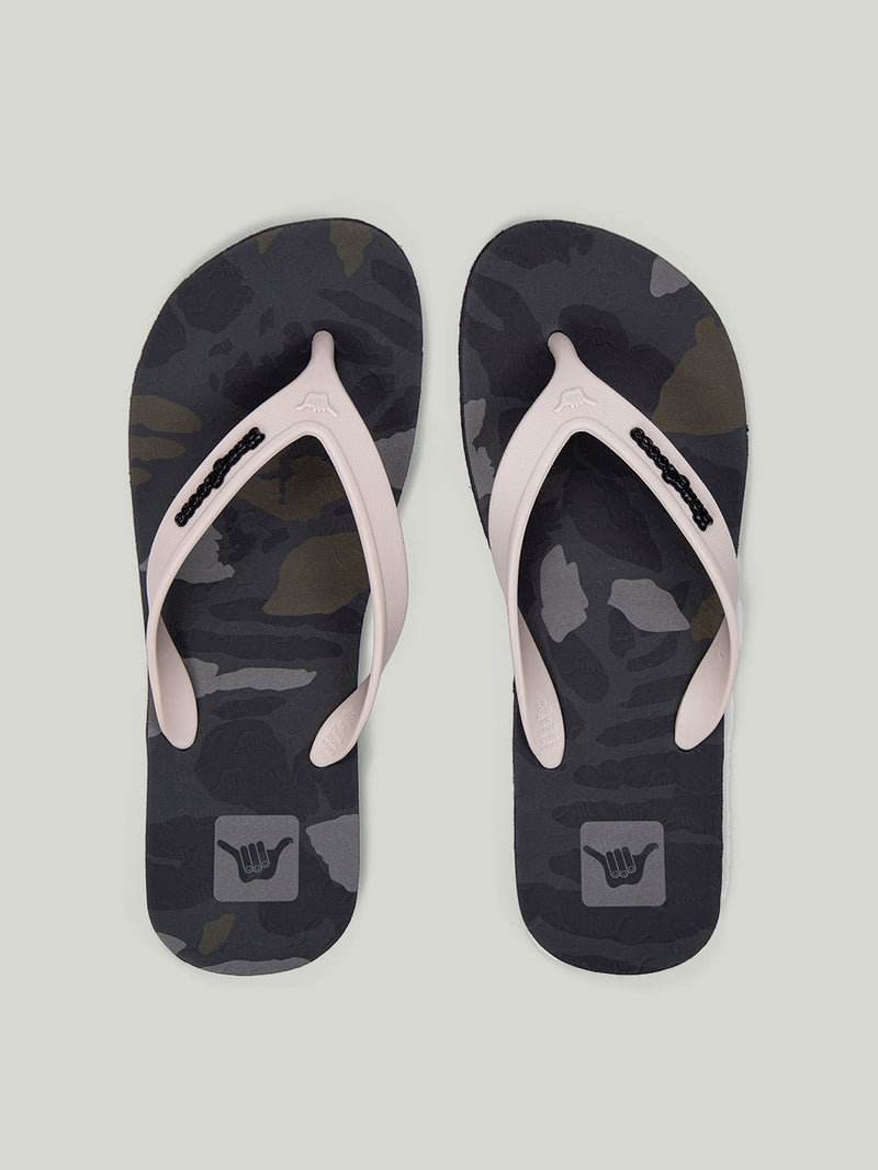 Chinelo Camuflado Preto Hang Loose Camo