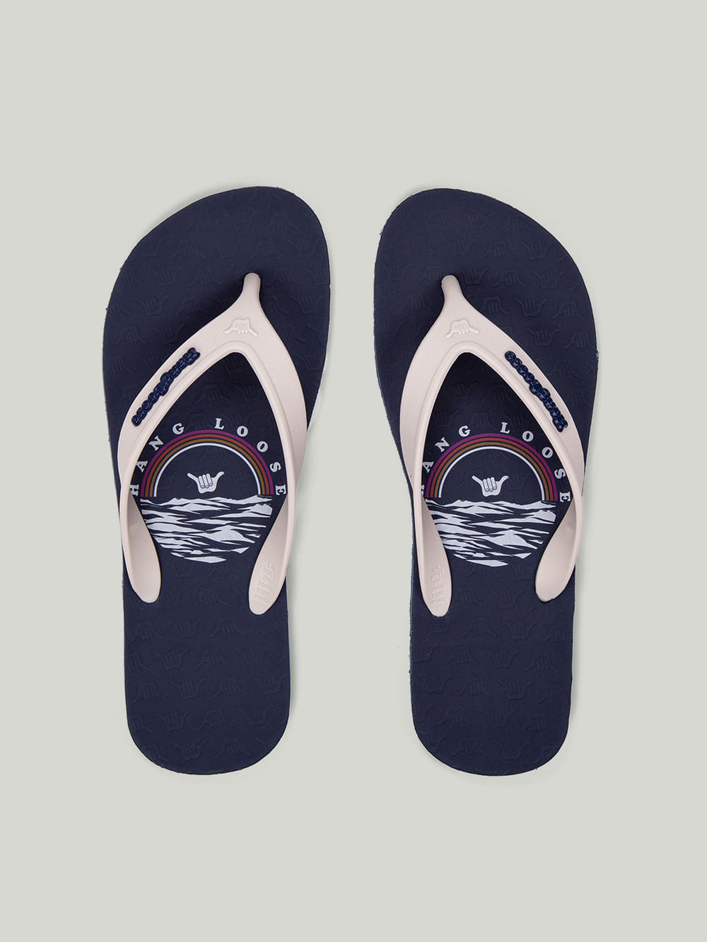 Chinelo Hang Loose Sea Marinho/Areia