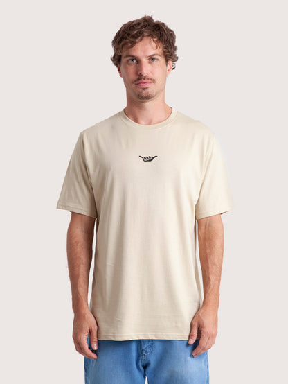 Camiseta Especial Hang Loose Retro Caqui
