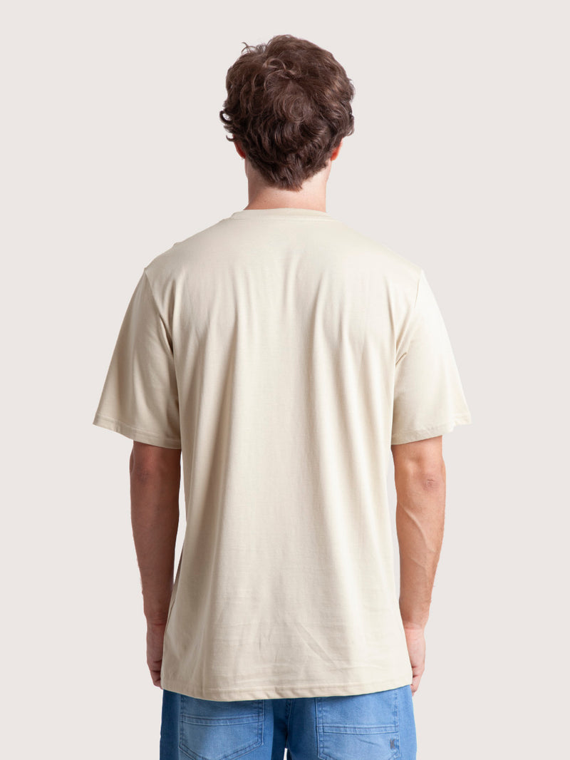 Camiseta Especial Hang Loose Retro Caqui