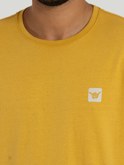 Camiseta Hang Loose Logomini Amarelo