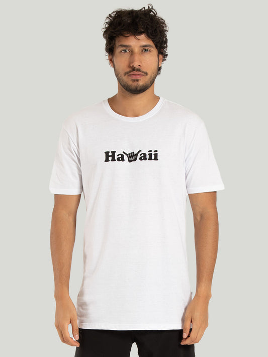 Camiseta Hang Loose Hawaii Branca