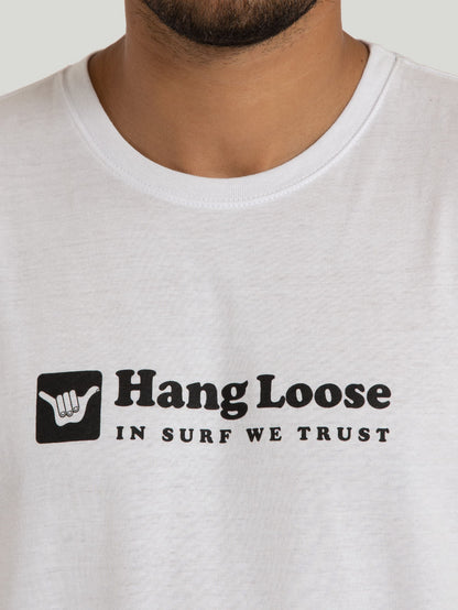 Camiseta Hang Loose Logomini Branco