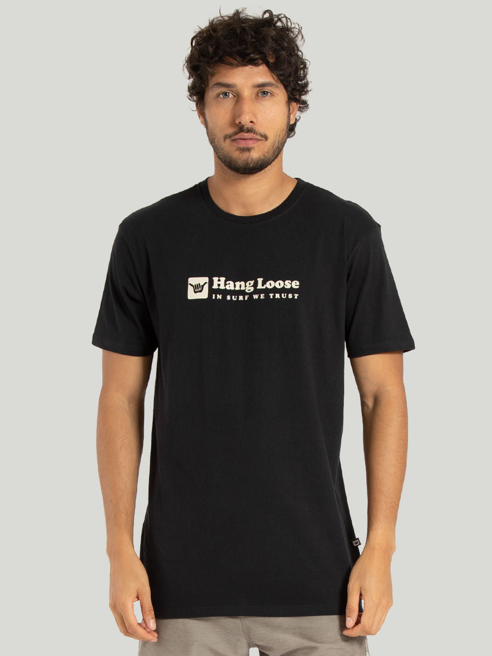 Camiseta Hang Loose Logomini Preto