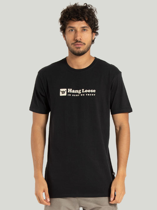 Camiseta Hang Loose Logomini Preto