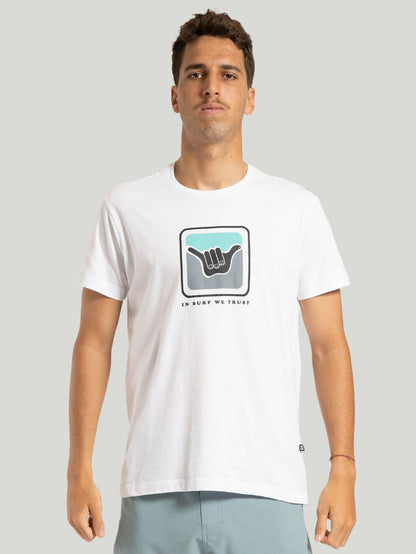 Camiseta Hang Loose Logoduo Branca