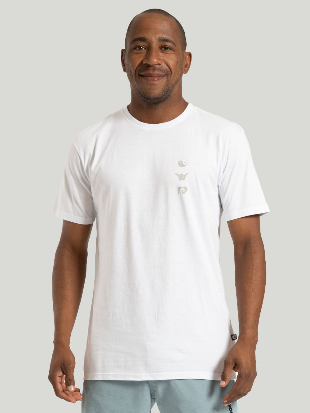 Camiseta Hang Loose Mantra Branca