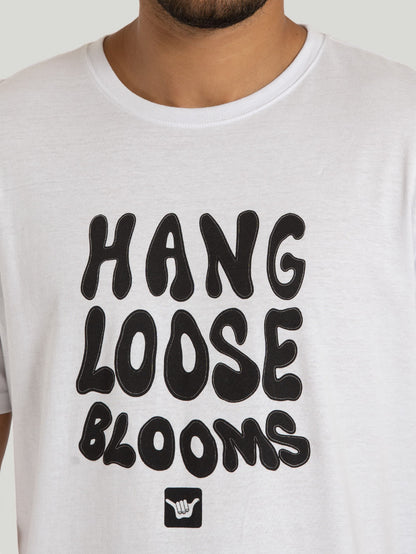 Camiseta Hang Loose Blooms Branca