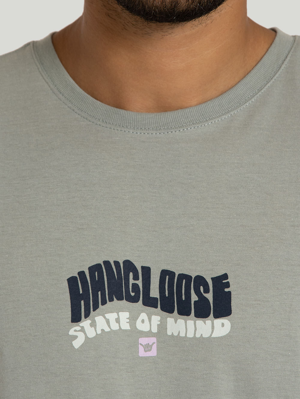 Camiseta Hang Loose Ray Cinza