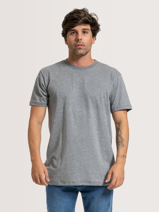 Camiseta Hang Loose Clean Cinza
