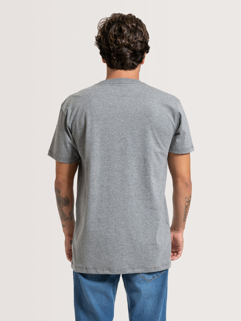Camiseta Hang Loose Clean Cinza