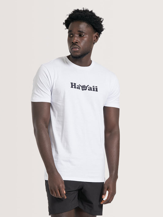 Camiseta Hang Loose Hawaii Branca