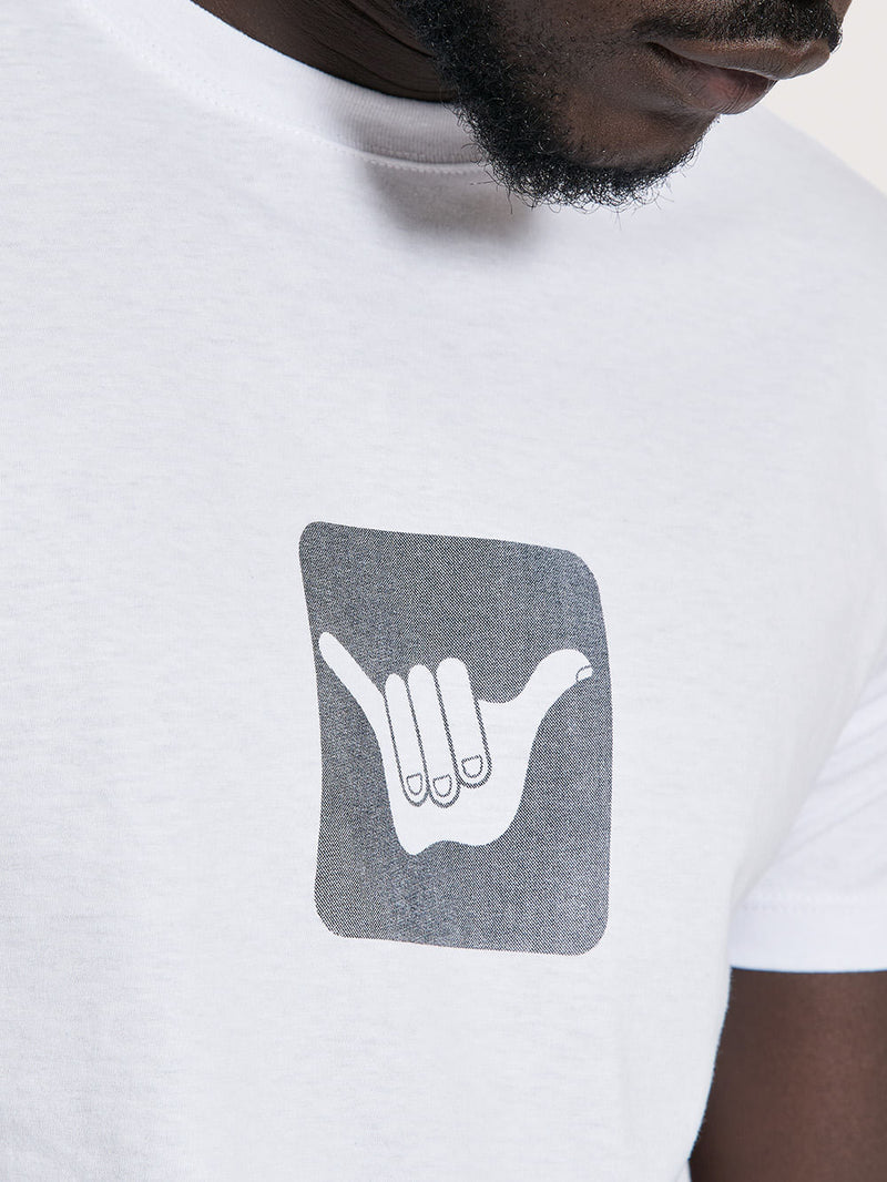 Camiseta Hang Loose Logo Branca