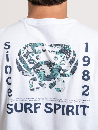 Camiseta Hang Loose Crab Branca