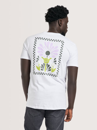 Camiseta Hang Loose Flowerpower Branca