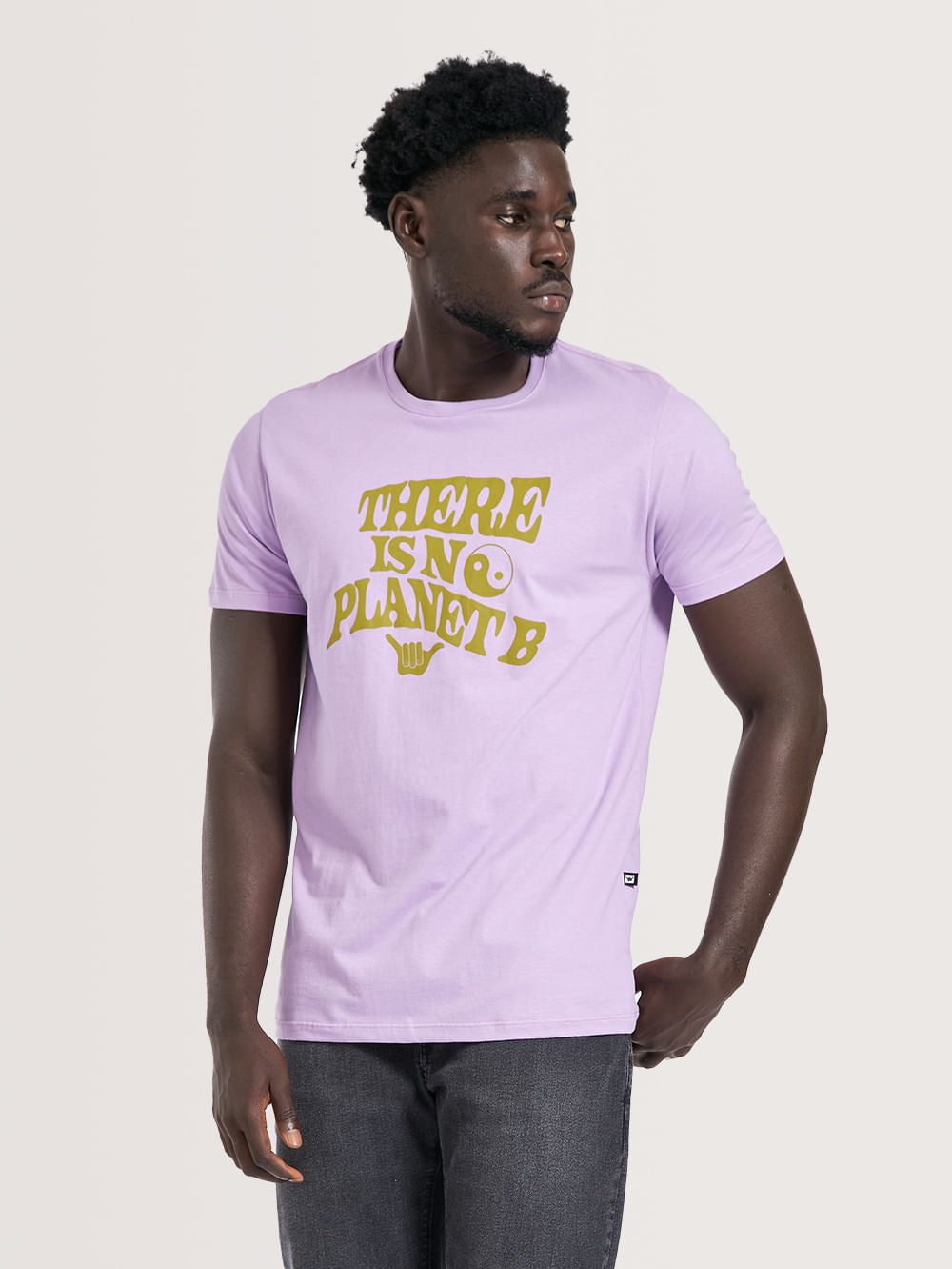 Camiseta Hang Loose Planet Lilás