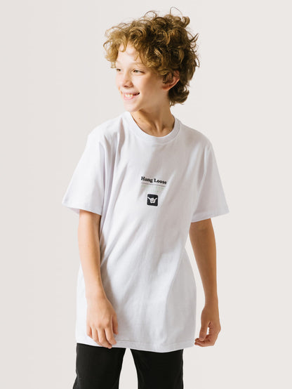 Camiseta Hang Loose Simple Juvenil Branca