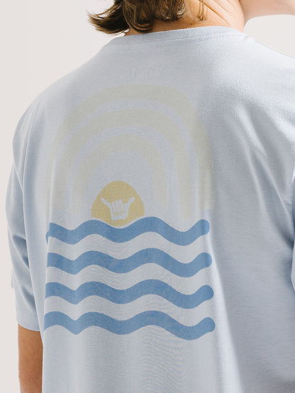 Camiseta Hang Loose Sunnyhigh Azul Lillac