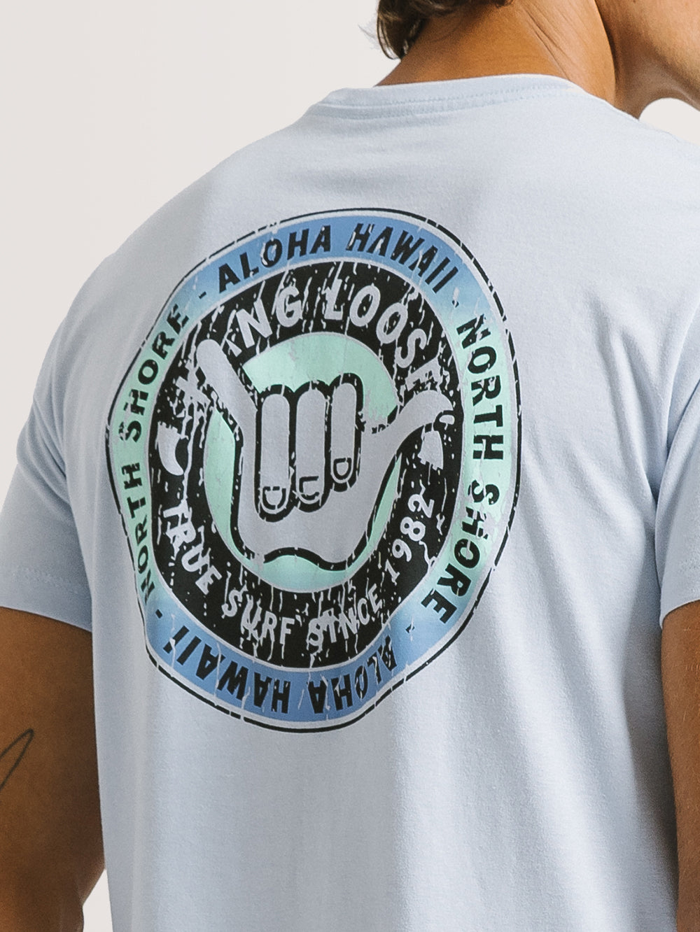 Camiseta Hang Loose Wax Azul Lillac