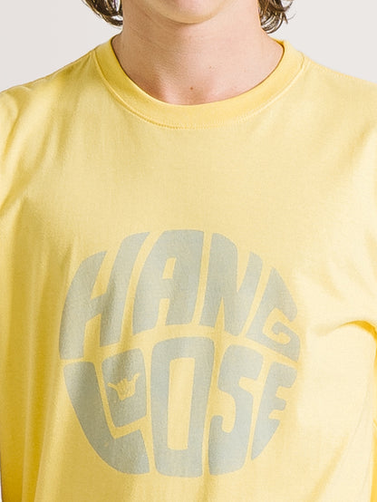 Camiseta Hang Loose Rounded Amarela