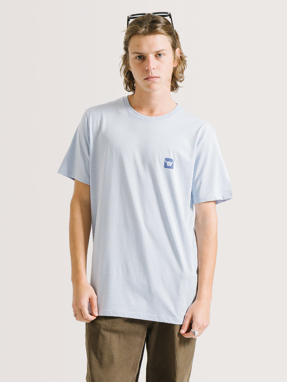 Camiseta Hang Loose Minilogo Azul Lillac