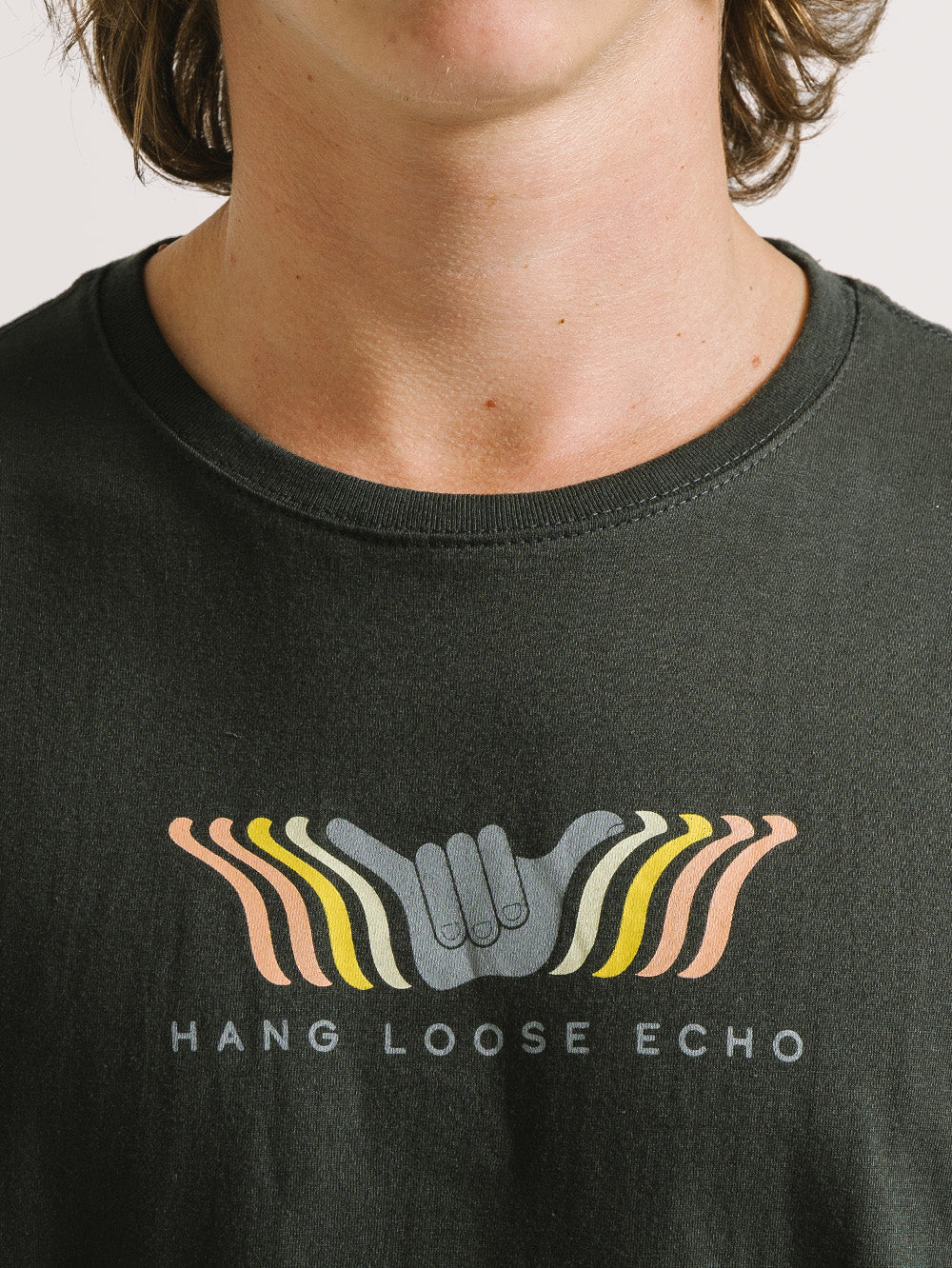 Camiseta Hang Loose Echo Chumbo