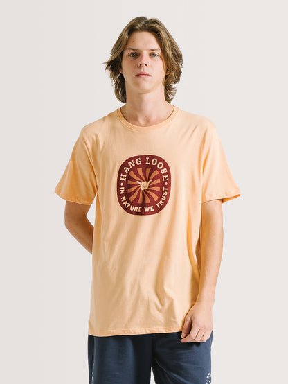 Camiseta Hang Loose Hypno Coral