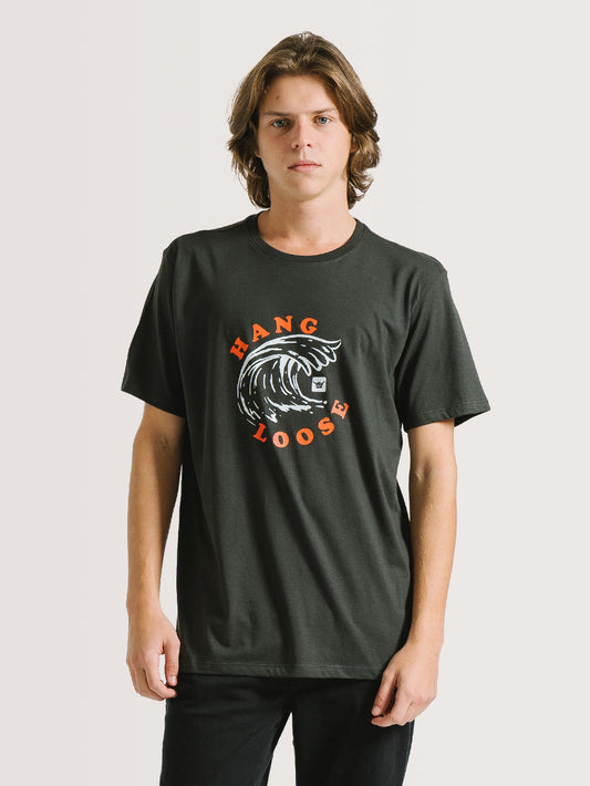 Camiseta Hang Loose Wipeout Chumbo