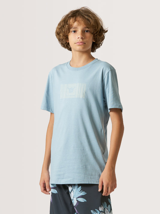 Camiseta Juvenil Hang Loose Aloha Azul